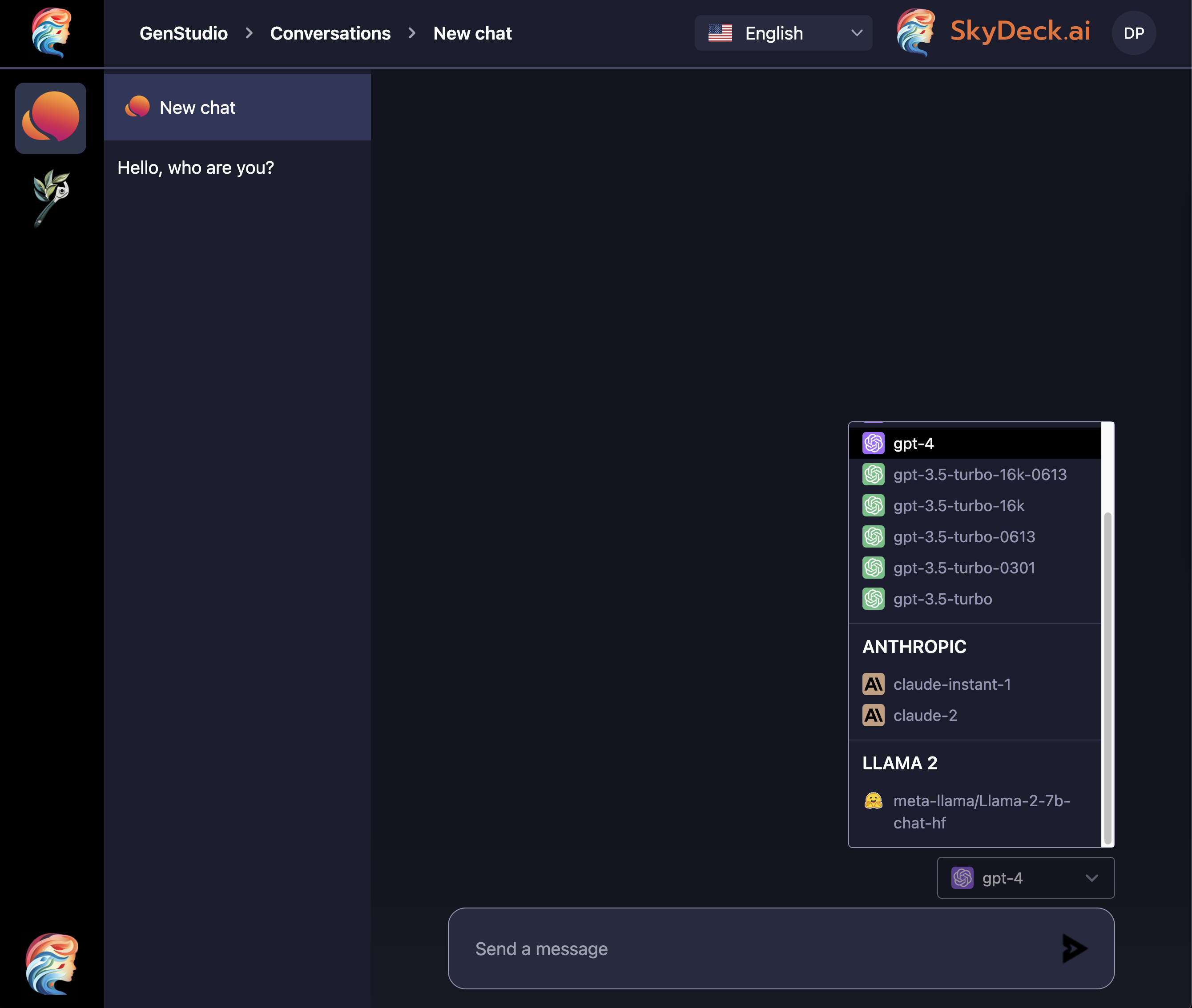 huggingface model as genstudio model